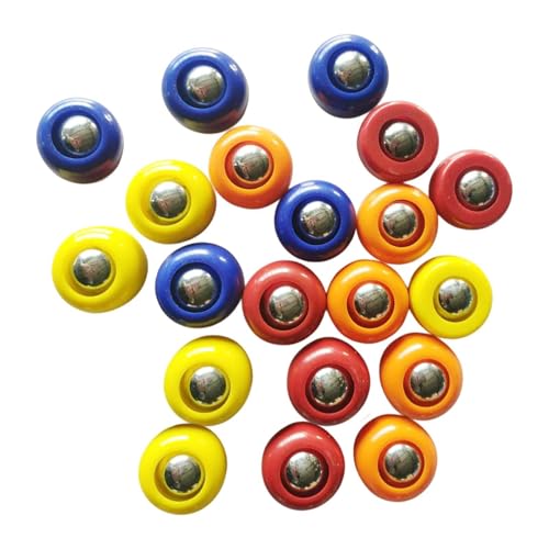 Amagogo Mini-Shuffleboard-Pucks, Tischspiel-Pucks, Ersatz-Shuffleboard-Tisch-Pucks, Shuffleboard-Rollen für Spiele zu Hause und die Familie, 20 Stück 2 X 1.56 cm von Amagogo