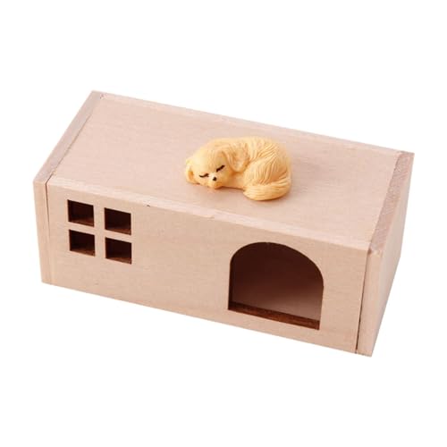 Amagogo Miniatur Haustier Haus Festival Dekoration Requisiten Pretend Spielzeug Zubehör Szene Spielzeug Mini Nette Haustier Figur, Hund Amagogo Miniatur Haustier Haus Festival Dekoration Requisiten Pretend Spielzeug Zubehör Szene Spielzeug Mini Nette Haustier Figur, Hund von Amagogo