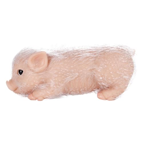 Amagogo Miniatur-Reborn-Schwein-Spielzeug, Mini-Ferkel, Mini-Puppe, Schwein-Puppe, niedliches Tier-Puppenspielzeug für Ornament-Party, Haut Amagogo Miniatur-Reborn-Schwein-Spielzeug, Mini-Ferkel, Mini-Puppe, Schwein-Puppe, niedliches Tier-Puppenspielzeug für Ornament-Party, Haut von Amagogo