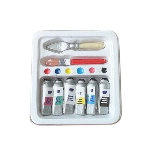 Amagogo Miniaturmalerei Box Orament 1/12 Play süßes Spielzeug Miniaturpuppenhauszubehör Dekoration für DIY von Amagogo