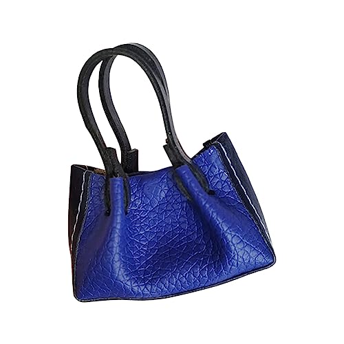 Amagogo Modische Handtasche im Maßstab 1:12, Mini-Szenenmodelle, DIY-Geschenk, Lebensszenen-Ornamente, Puppenzubehör, Blau Amagogo Modische Handtasche im Maßstab 1:12, Mini-Szenenmodelle, DIY-Geschenk, Lebensszenen-Ornamente, Puppenzubehör, Blau von Amagogo