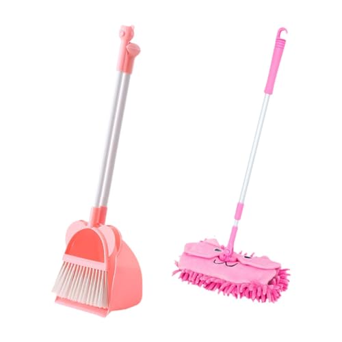 Amagogo Mopp Und Schaufel Set für Kinder, Reinigungsutensilien für Die Kleinen, Werkzeugset für Erzieherinnen, rosa Mopp Amagogo Mopp Und Schaufel Set für Kinder, Reinigungsutensilien für Die Kleinen, Werkzeugset für Erzieherinnen, rosa Mopp von Amagogo