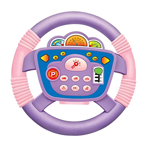 Amagogo Musikalisches Lenkrad Spielzeug mit Musik Fahrregler, Rollenspiel Fahrer, Lustige Aktivität, Lernspielzeug für Kinder, Kleinkinder, ROSA Amagogo Musikalisches Lenkrad Spielzeug mit Musik Fahrregler, Rollenspiel Fahrer, Lustige Aktivität, Lernspielzeug für Kinder, Kleinkinder, ROSA von Amagogo
