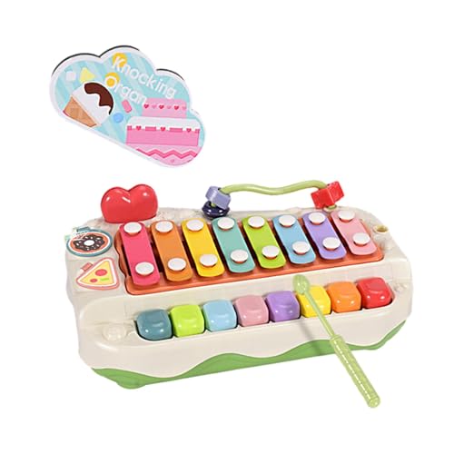 Amagogo Musikspielzeug Klavierspielzeug, pädagogisches buntes Babyklavier-Xylophonspielzeug, Musikinstrumentenspielzeug für Kinder ab 3 Jahren, Grün von Amagogo