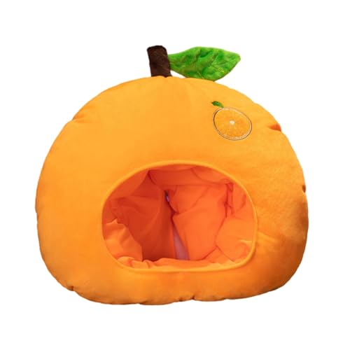 Amagogo Orange Plüsch Hut, Obst-Kopfbedeckung, Party Cosplay, Festival, Halloween, Karneval, Unisex-Kinder und Erwachsene von Amagogo