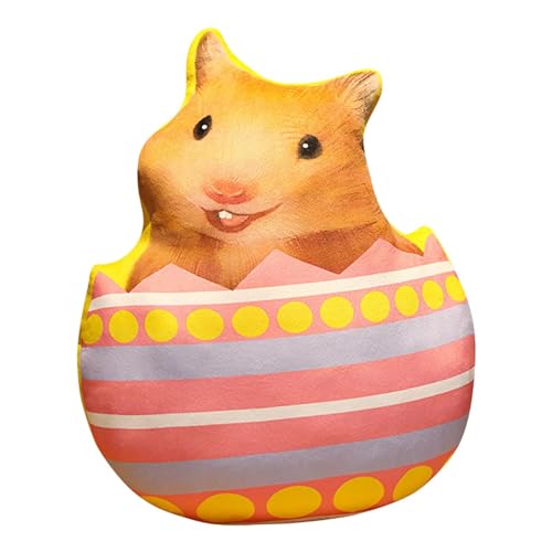 Amagogo Ostern-Stoffkaninchen, Osterhasen-Kuscheltiere, 10 cm, niedlicher tragbarer Plüschhase mit Schlüsselanhänger für Kinder, kreative Geschenke, ROSA von Amagogo