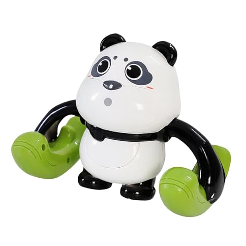 Amagogo Panda-Spielzeug mit Leichter Musik, Krabbel-Panda-Spielzeug, elektrisches Panda-Spielzeug, rollend für frühes Krabbeln, Geburtstag, Vorschule von Amagogo