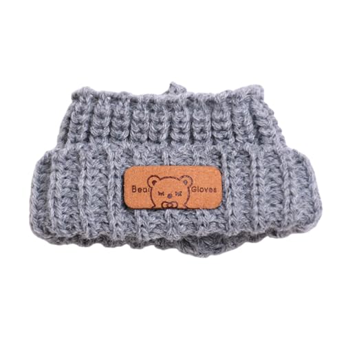Amagogo Plüsch-Puppenmütze, Puppenzubehör, DIY-Spielzeug, Rollenspiel, Cartoon-Kopfbedeckung, niedliche weiche Puppenmütze, Puppen-Strickmütze für 17 cm große, Grau Amagogo Plüsch-Puppenmütze, Puppenzubehör, DIY-Spielzeug, Rollenspiel, Cartoon-Kopfbedeckung, niedliche weiche Puppenmütze, Puppen-Strickmütze für 17 cm große, Grau von Amagogo
