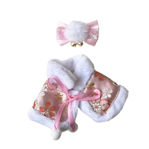 Amagogo Plüschfigur, Schal, Kleidung, auffällig, modisch, DIY-Umhang, Foto-Requisiten, Puppenkleidung, Ihre eigenen Puppen für 5,91-Zoll-Puppen, Rosa Amagogo Plüschfigur, Schal, Kleidung, auffällig, modisch, DIY-Umhang, Foto-Requisiten, Puppenkleidung, Ihre eigenen Puppen für 5,91-Zoll-Puppen, Rosa von Amagogo