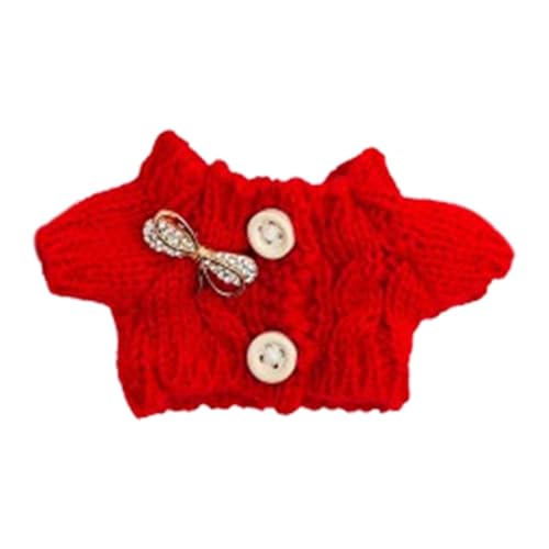Amagogo Plüschfigur-Pullover. Machen Sie Ihre eigenen Puppen für Kinder, Foto-Requisiten, pädagogische DIY-Mode-Puppenkleidung für 17 cm, Bogen von Amagogo