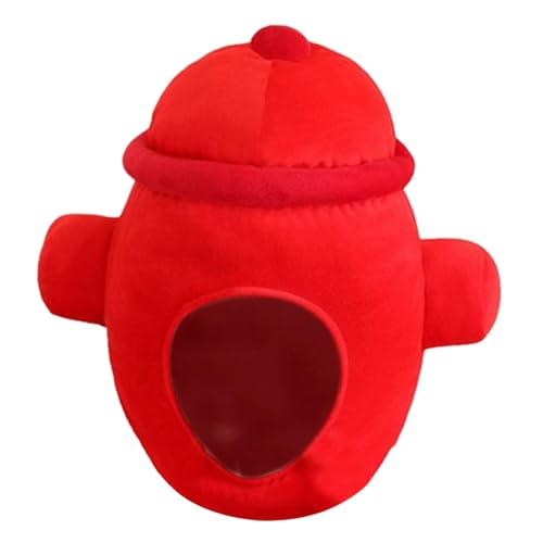 Amagogo Plüschhut, lustige Hydranten-Kopfbedeckung für Maskenbälle, Rollenspiele von Amagogo