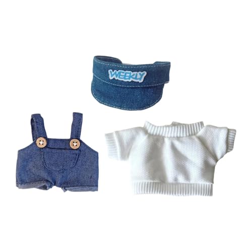 Amagogo Plüschpuppenkleidung für 15 cm Puppe, Puppenkleidung verkleiden weiche Foto -Requisiten Kostüme Doll Outifits, Style A von Amagogo