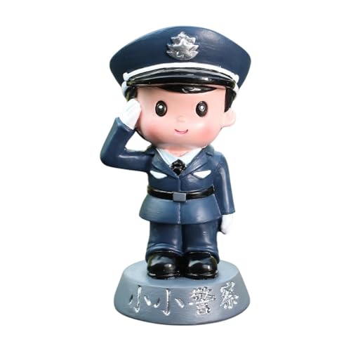 Amagogo Polizeifigur Statue Kuchen Topper Ornament Dekorative Harz Figur winziges Menschen Modell für Innenräume im Büro Schlafzimmerregal, Junge Statue Amagogo Polizeifigur Statue Kuchen Topper Ornament Dekorative Harz Figur winziges Menschen Modell für Innenräume im Büro Schlafzimmerregal, Junge Statue von Amagogo