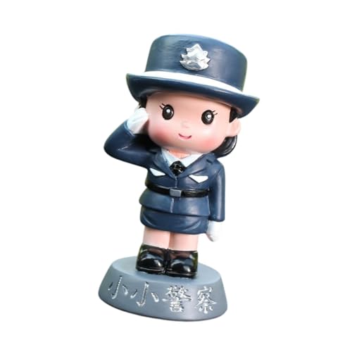 Amagogo Polizeifigur Statue Kuchen Topper Ornament Dekorative Harz Figur winziges Menschen Modell für Innenräume im Büro Schlafzimmerregal, Mädchenstatue Amagogo Polizeifigur Statue Kuchen Topper Ornament Dekorative Harz Figur winziges Menschen Modell für Innenräume im Büro Schlafzimmerregal, Mädchenstatue von Amagogo