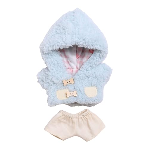Amagogo Puppen-Kapuzenpullover, Kleidung, Anhänger, Puppen-Outfits für kleine Modegeschenke, abnehmbare Anzieh-Puppenkleidung für 5,91-Zoll-Puppen, Blau Amagogo Puppen-Kapuzenpullover, Kleidung, Anhänger, Puppen-Outfits für kleine Modegeschenke, abnehmbare Anzieh-Puppenkleidung für 5,91-Zoll-Puppen, Blau von Amagogo