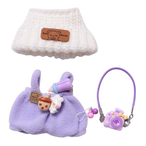 Amagogo Puppen-Strampler, Puppen-Hosen, süß für Kinder, Geburtstagsgeschenk, Geburtstagsgeschenke, DIY-Zubehör, Puppen-Outfits, Kostüme für 6,69-Zoll-Puppen, Hosen-Hut-Kamera Amagogo Puppen-Strampler, Puppen-Hosen, süß für Kinder, Geburtstagsgeschenk, Geburtstagsgeschenke, DIY-Zubehör, Puppen-Outfits, Kostüme für 6,69-Zoll-Puppen, Hosen-Hut-Kamera von Amagogo