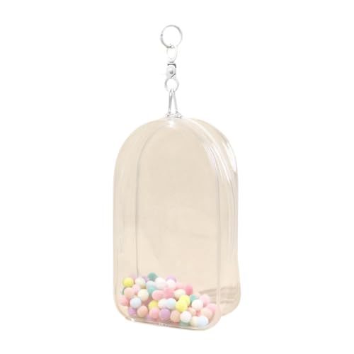 Amagogo Puppenfiguren-Display-Taschen-Organizer, kleine Puppentasche mit Keychian, kleine Puppen-Aufbewahrungstasche, Sammler für Puppensammler, Klar Amagogo Puppenfiguren-Display-Taschen-Organizer, kleine Puppentasche mit Keychian, kleine Puppen-Aufbewahrungstasche, Sammler für Puppensammler, Klar von Amagogo