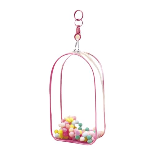 Amagogo Puppenfiguren-Display-Taschen-Organizer, kleine Puppentasche mit Keychian, kleine Puppen-Aufbewahrungstasche, Sammler für Puppensammler, Rosa Amagogo Puppenfiguren-Display-Taschen-Organizer, kleine Puppentasche mit Keychian, kleine Puppen-Aufbewahrungstasche, Sammler für Puppensammler, Rosa von Amagogo