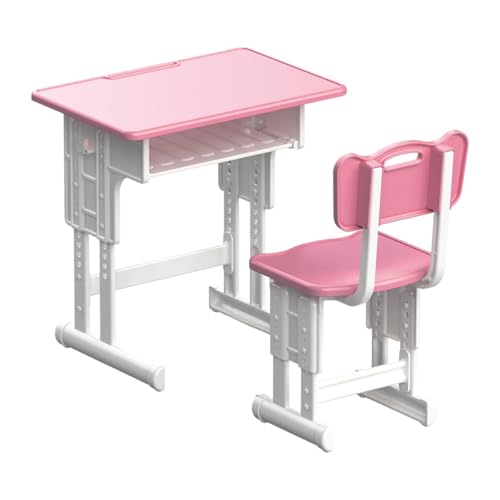 Amagogo Puppenhaus Miniatur Schreibtisch und Stuhl Set Mini Tisch und Stuhl 1:12 Rollenspiel Puppenhaus Dekoration für Foto Requisiten Dekor, Rosa Amagogo Puppenhaus Miniatur Schreibtisch und Stuhl Set Mini Tisch und Stuhl 1:12 Rollenspiel Puppenhaus Dekoration für Foto Requisiten Dekor, Rosa von Amagogo