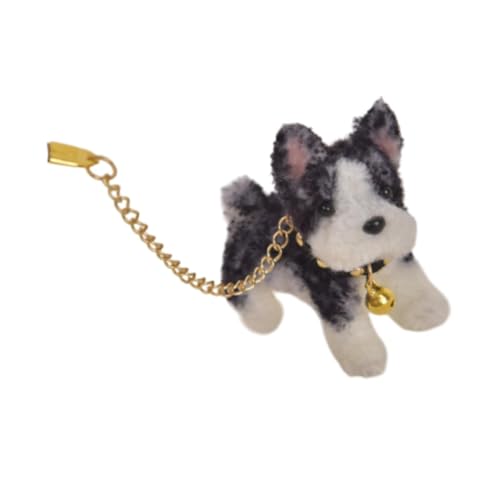 Amagogo Puppenhaus Miniaturhund handgefertigt, 1: 12, niedlich, tat Toy Dollhouse Decoration Haustiermodell Mini für Dollhouse Szeneriezubehör, Schwarz-Weiss Amagogo Puppenhaus Miniaturhund handgefertigt, 1: 12, niedlich, tat Toy Dollhouse Decoration Haustiermodell Mini für Dollhouse Szeneriezubehör, Schwarz-Weiss von Amagogo