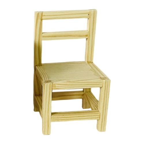 Amagogo Puppenhaus-Möbel-Kollektion, realistisches Holzmöbel-Zubehör für 1:12 Puppenhaus-Dekoration, Wohnzimmer-, 4.5 X 8 cm Stuhl Amagogo Puppenhaus-Möbel-Kollektion, realistisches Holzmöbel-Zubehör für 1:12 Puppenhaus-Dekoration, Wohnzimmer-, 4.5 X 8 cm Stuhl von Amagogo