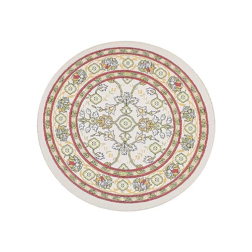 Amagogo Puppenhaus-Teppich, runder Teppich, Rollenspiel-Spielzeug, Durchmesser 15,3 cm, Mini-Webteppich, Puppenhaus-Bereichsteppich für Puppenhaus-Dekoration Amagogo Puppenhaus-Teppich, runder Teppich, Rollenspiel-Spielzeug, Durchmesser 15,3 cm, Mini-Webteppich, Puppenhaus-Bereichsteppich für Puppenhaus-Dekoration von Amagogo