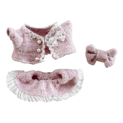 Amagogo Puppenkleidung, Rock, Anzug, Puppenkleidung, bezaubernd für Kinder, Geburtstagsgeschenk, weiche, stilvolle Puppenoutfits für 6,69-Zoll-Puppen, Rosa Amagogo Puppenkleidung, Rock, Anzug, Puppenkleidung, bezaubernd für Kinder, Geburtstagsgeschenk, weiche, stilvolle Puppenoutfits für 6,69-Zoll-Puppen, Rosa von Amagogo