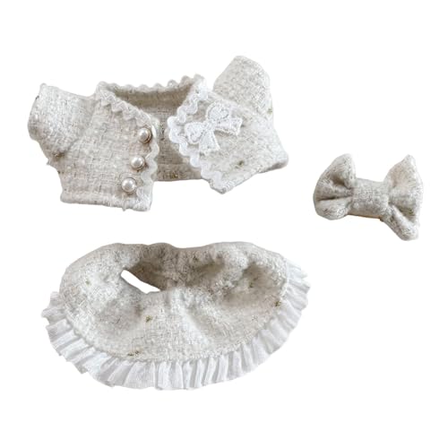 Amagogo Puppenkleidung, Rock, Anzug, Puppenkleidung, bezaubernd für Kinder, Geburtstagsgeschenk, weiche, stilvolle Puppenoutfits für 6,69-Zoll-Puppen, Weiß Amagogo Puppenkleidung, Rock, Anzug, Puppenkleidung, bezaubernd für Kinder, Geburtstagsgeschenk, weiche, stilvolle Puppenoutfits für 6,69-Zoll-Puppen, Weiß von Amagogo