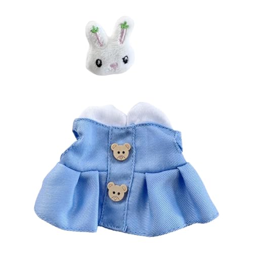 Amagogo Puppenkleidung für 15/17 cm Plüschpuppen Outfit, Koordinationskleidung, ärmelloses Kleid Set für Gefüllte Puppen für Kinder, Mädchen Und Jungen, Kleid und Pin Amagogo Puppenkleidung für 15/17 cm Plüschpuppen Outfit, Koordinationskleidung, ärmelloses Kleid Set für Gefüllte Puppen für Kinder, Mädchen Und Jungen, Kleid und Pin von Amagogo