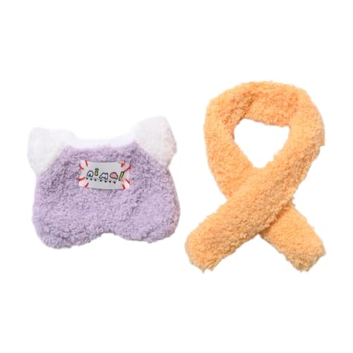 Amagogo Puppenoverall, handgefertigte Kleidung, pädagogisches Spielzeug, weiche Puppenkleidung, Kostüm für 15–17 cm große Puppen mit Anhänger, Lila Amagogo Puppenoverall, handgefertigte Kleidung, pädagogisches Spielzeug, weiche Puppenkleidung, Kostüm für 15–17 cm große Puppen mit Anhänger, Lila von Amagogo