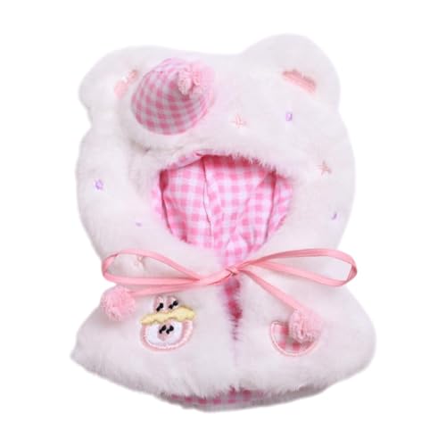 Amagogo Puppenplüsch -Outfit Plüsch Doll Kleidung Stoffededs Spielzeug Accessoires Puppenkleidung, Rosa von Amagogo