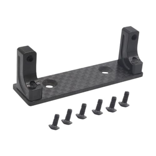 Amagogo RC -Auto -Servo Montagehalterung vordere Achse Servo -Halterhalter Multi -Use Sturdy Ersatz 1/10 Modifikation für RC -Autosarmaturen, Schwarz von Amagogo