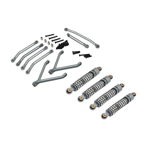 Amagogo RC Car Zubehör Set Ersetzt Upgrade Robuste, Leichte RC Car Teileglieder Und Stoßdämpfer Set für 1/24 RC Car Fcx24, Titan Amagogo RC Car Zubehör Set Ersetzt Upgrade Robuste, Leichte RC Car Teileglieder Und Stoßdämpfer Set für 1/24 RC Car Fcx24, Titan von Amagogo
