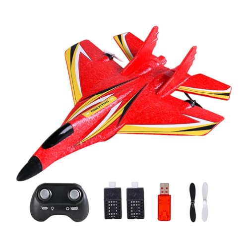 Amagogo RC Flugzeug Flugzeug Spielzeug leicht, leicht zu fliegen, mit Gyro RC -Kämpferschaum für Jungen Anfänger Erwachsene Kindergeburtstagsgeschenk, Rot Zwei Batterie Amagogo RC Flugzeug Flugzeug Spielzeug leicht, leicht zu fliegen, mit Gyro RC -Kämpferschaum für Jungen Anfänger Erwachsene Kindergeburtstagsgeschenk, Rot Zwei Batterie von Amagogo