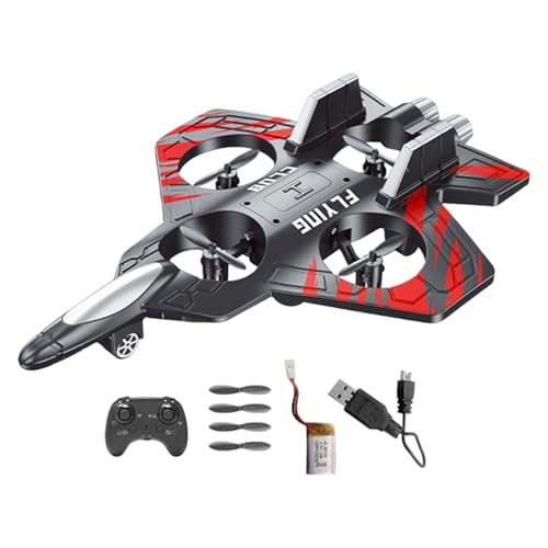 Amagogo Schaum Remote Flugzeug Spielzeug Dekor Ornament Kinder RC Flugzeug Spielzeug für Geburtstag Kindertag Hinterhof Wohnzimmer, Rot von Amagogo