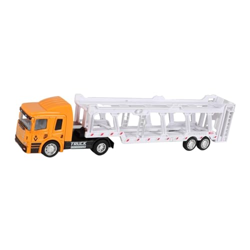 Amagogo Schleppwagen Spielzeugbaufahrzeuge Miniatur Kreativität Kindertechnik Auto Flachbett Anhänger für Jungen Jungen Mädchen Kleinkinder, Gelb Amagogo Schleppwagen Spielzeugbaufahrzeuge Miniatur Kreativität Kindertechnik Auto Flachbett Anhänger für Jungen Jungen Mädchen Kleinkinder, Gelb von Amagogo