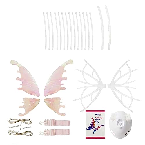 Amagogo Schmetterlingsflügel, Elfenflügel, Cosplay, Kostüm, bewegliche, Dekoration für Bühnenaufführung, Party, Gastgeschenke, Festival, Erwachsene, mit Licht Amagogo Schmetterlingsflügel, Elfenflügel, Cosplay, Kostüm, bewegliche, Dekoration für Bühnenaufführung, Party, Gastgeschenke, Festival, Erwachsene, mit Licht von Amagogo