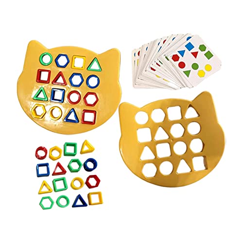 Amagogo Shape Matching Board Entwickeln Feinmotorik Sortierblöcke Lernspielzeug Buntes Kreatives Geschenk für Kinder Jungen Mädchen, 2 Spieler Amagogo Shape Matching Board Entwickeln Feinmotorik Sortierblöcke Lernspielzeug Buntes Kreatives Geschenk für Kinder Jungen Mädchen, 2 Spieler von Amagogo