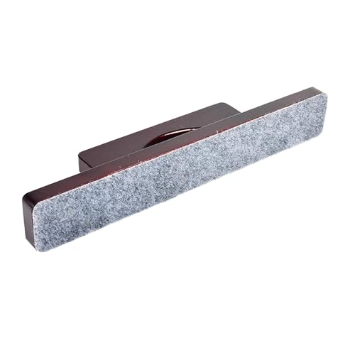 Amagogo Shuffleboard-Reinigungsbürste, Shuffleboard-Bürste aus Holz, leicht zu reinigen, wiederverwendbar, für Shuffleboard-Enthusiasten, Rot von Amagogo