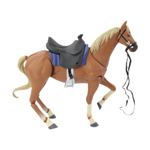 Amagogo Simulierte Pferd Bewegliche Pferd Display Figur Statue Modell Wohnkultur Puppe Spielzeug Geschenk Pferd Figur Pferd Szene Dekoration, braun Amagogo Simulierte Pferd Bewegliche Pferd Display Figur Statue Modell Wohnkultur Puppe Spielzeug Geschenk Pferd Figur Pferd Szene Dekoration, braun von Amagogo