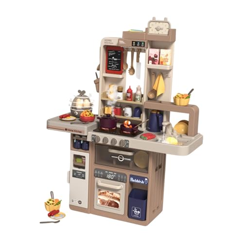 Amagogo Spielküchen-Set für Kinder, Simulations-Küchengeschirr-Set, Kochzubehör, Küchen-Spielset für Kinder, Jungen, Kaffee 74st Amagogo Spielküchen-Set für Kinder, Simulations-Küchengeschirr-Set, Kochzubehör, Küchen-Spielset für Kinder, Jungen, Kaffee 74st von Amagogo