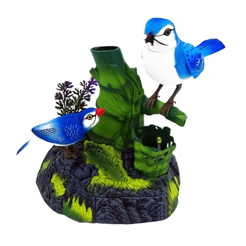 Amagogo Sprechende Papageien, sprechende Soundkontrolle Vogelspielzeug, leichte Kinderspielzeug, Bürodekoration Elektrische Vögel, 2 Blaue Vögel Amagogo Sprechende Papageien, sprechende Soundkontrolle Vogelspielzeug, leichte Kinderspielzeug, Bürodekoration Elektrische Vögel, 2 Blaue Vögel von Amagogo