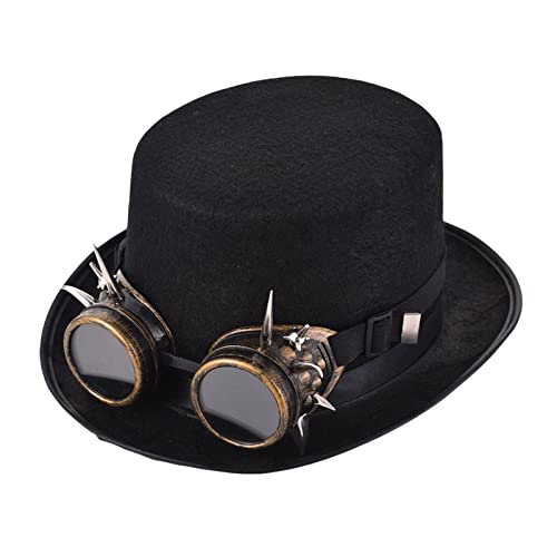Amagogo Steam Zylinder mit Brille für Damen und Herren aus dickem Filz Amagogo Steam Zylinder mit Brille für Damen und Herren aus dickem Filz von Amagogo