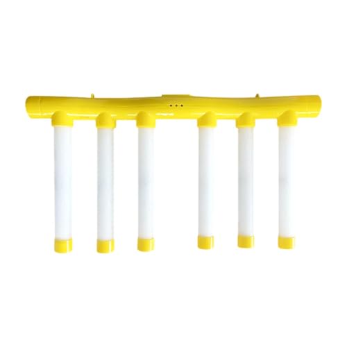 Amagogo Sticks Game Hand Eye Coordination Fun Fing Catching Game, 3 einstellbare Geschwindigkeit, Herausforderung Spiel für Kinder, Gelb von Amagogo