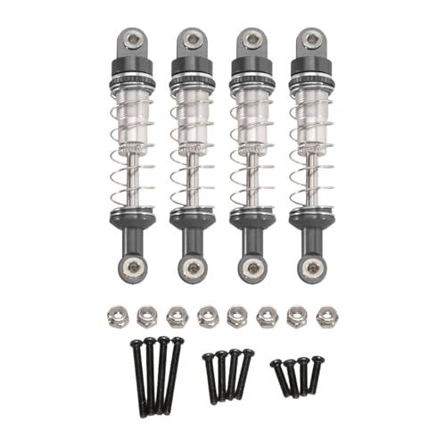 Amagogo Stoßdämpfer Dämpfer Suspension 1:12 RC Crawler Auto Teile für MN D96 WPL C14 C24 C34, Grau von Amagogo