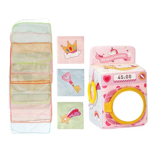 Amagogo Taschentuchbox für Kleinkinder, weiches, kontrastreiches Babyspielzeug, Aktivitäten-Reisespielzeug mit 8 bunten Schals, sensorisches Spielzeug für von Amagogo