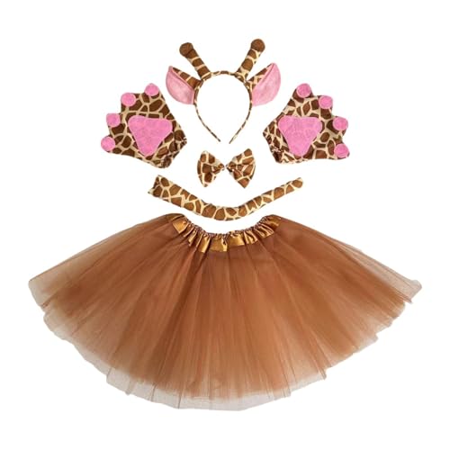Amagogo Tier Giraffe Kostümstreifen für Karneval Ostern Maskerade Dressing, Braun Amagogo Tier Giraffe Kostümstreifen für Karneval Ostern Maskerade Dressing, Braun von Amagogo