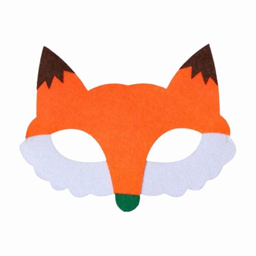 Amagogo Tierfilzmaske, Halloween-Gesichtsmaske für Bühnenauftritte und Feiern, Fuchs Amagogo Tierfilzmaske, Halloween-Gesichtsmaske für Bühnenauftritte und Feiern, Fuchs von Amagogo