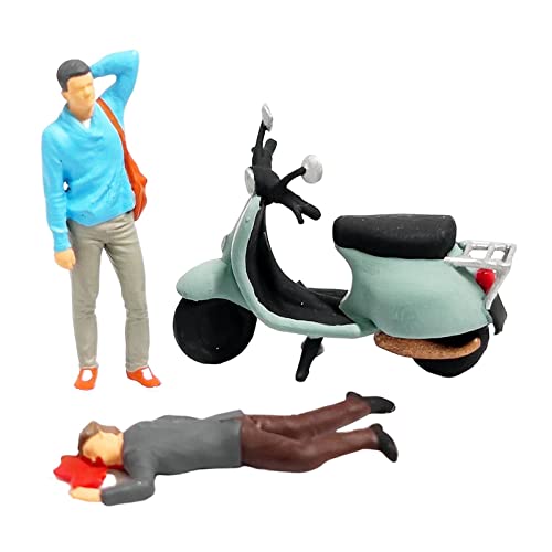 Amagogo Tiny 1/64 Accident Scene Model Painted Resin Doll S Scale Figures for Layout Decoration Railway Model Train Scene Kits, unfall blau Amagogo Tiny 1/64 Accident Scene Model Painted Resin Doll S Scale Figures for Layout Decoration Railway Model Train Scene Kits, unfall blau von Amagogo