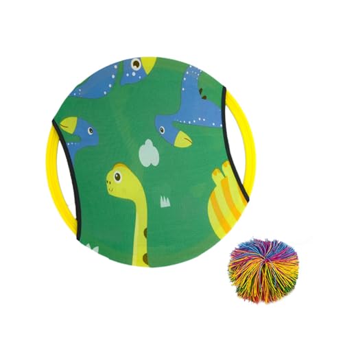 Amagogo Toss und Fangen von Bällen Set Elternkind -Interaktionsspiel Tier Fine Motor Skills Tragbare Party -Gefälligkeiten für Familienjungen Mädchen, GrÜn von Amagogo